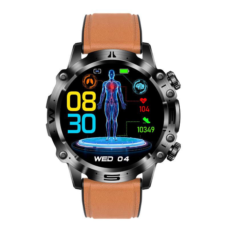 Smartwatch ECG Blood Sugar & Blood Pressure