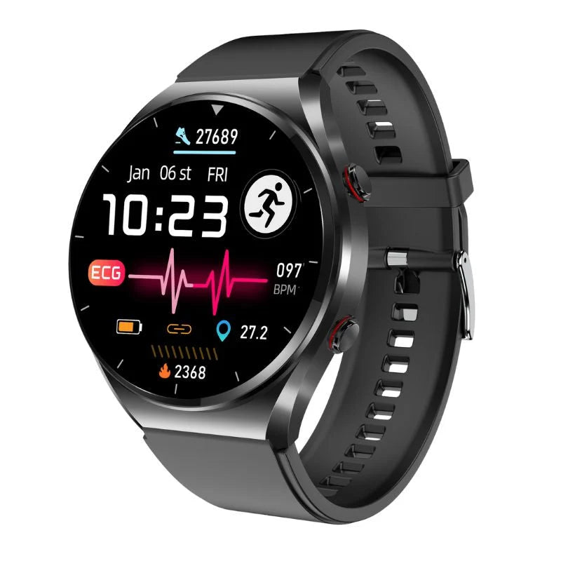 Smartwatch ECG Heart Rate & Non-Invasive Blood Sugar
