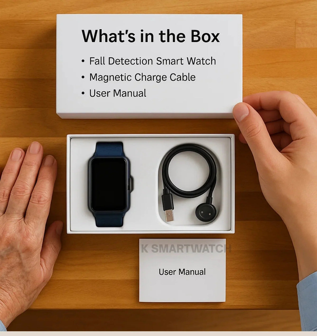 Smartwatch Fall Detection & SOS GPS Tracking