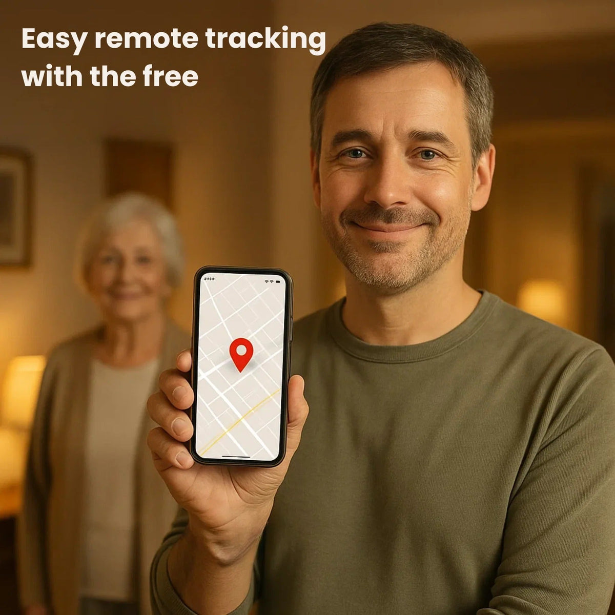 Smartwatch For Seniors Fall Detection & GPS Tracking