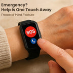 Smartwatch For Seniors Fall Detection & GPS Tracking