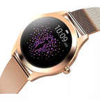 Smartwatch Heart Rate & Blood Pressure Interchangeable Bands Metallic Finish