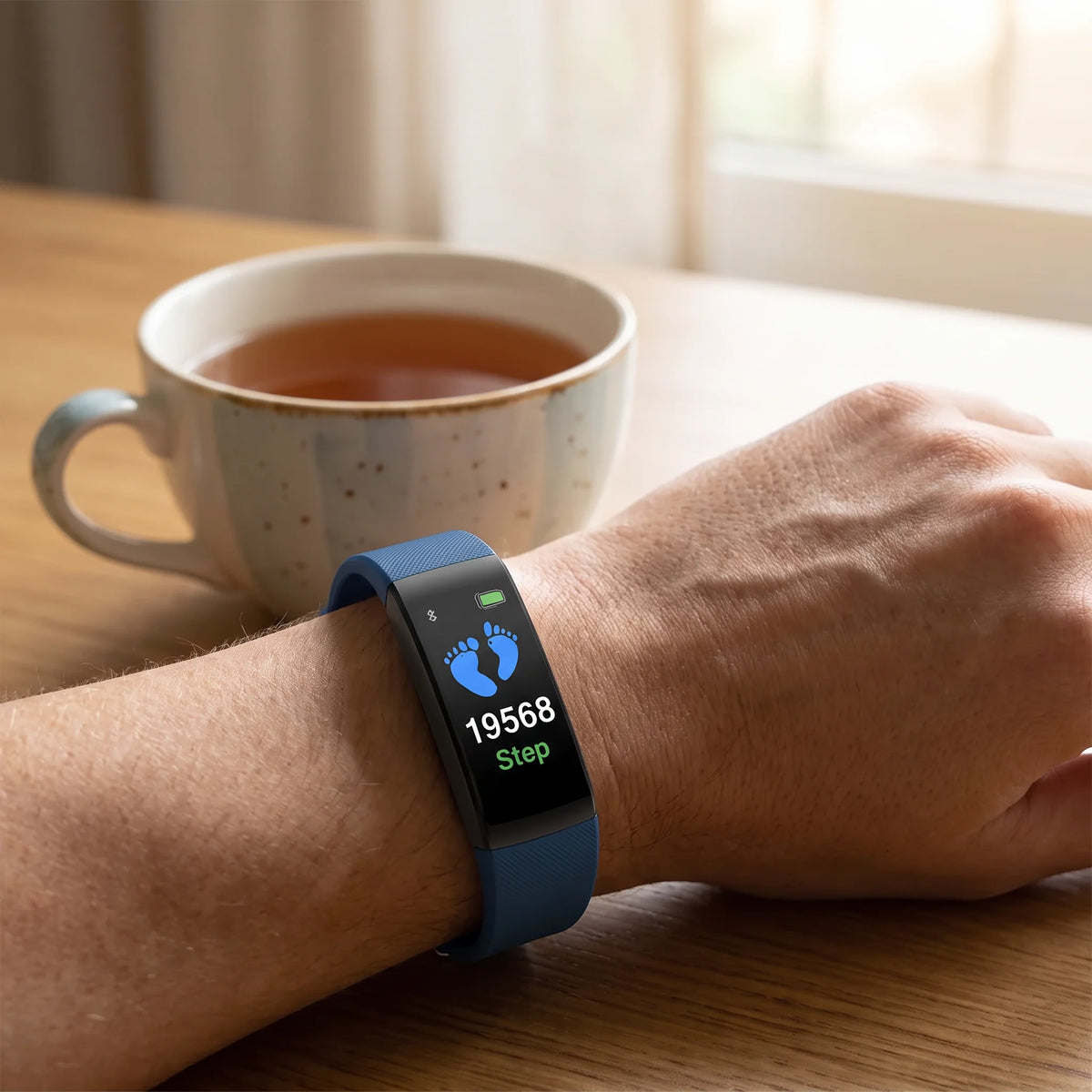 Smartwatch Heart Rate & Blood Pressure Pedometer Sleep Tracker