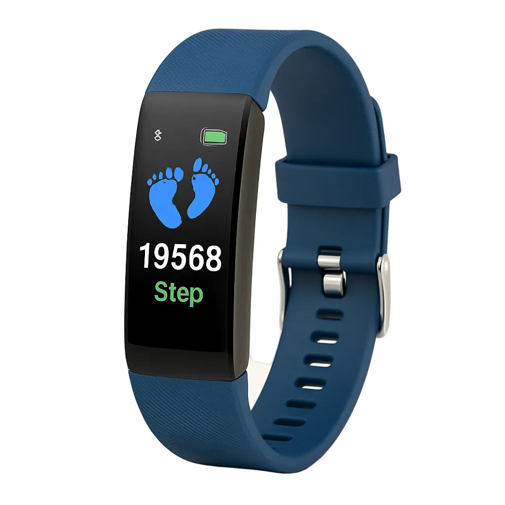 Smartwatch Heart Rate & Blood Pressure USB Rechargeable