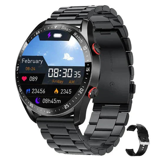 Smartwatch Heart Rate & Blood Pressure Water-Resistant