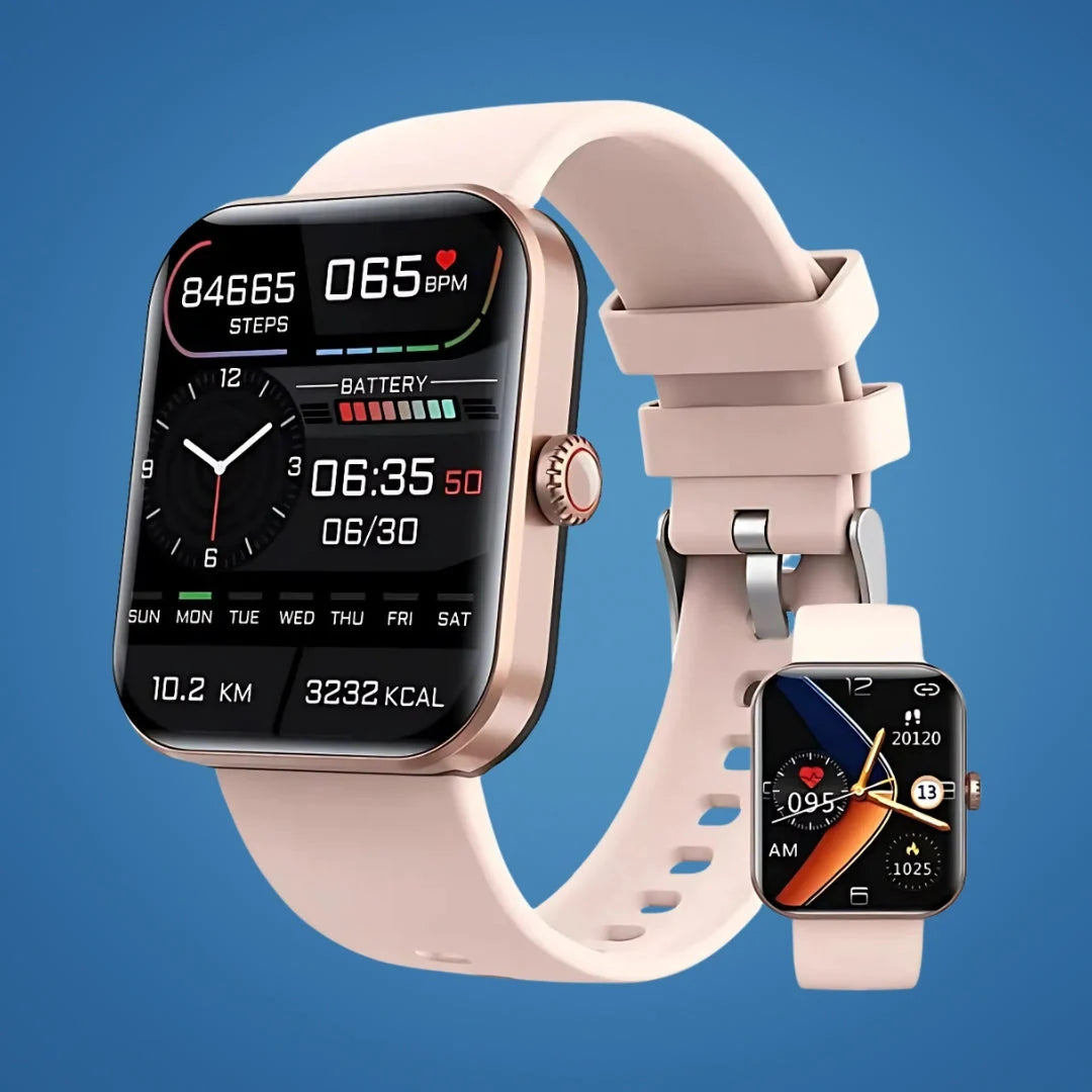Smartwatch Heart Rate & Sleep Tracking Lightweight 7-Day Battery