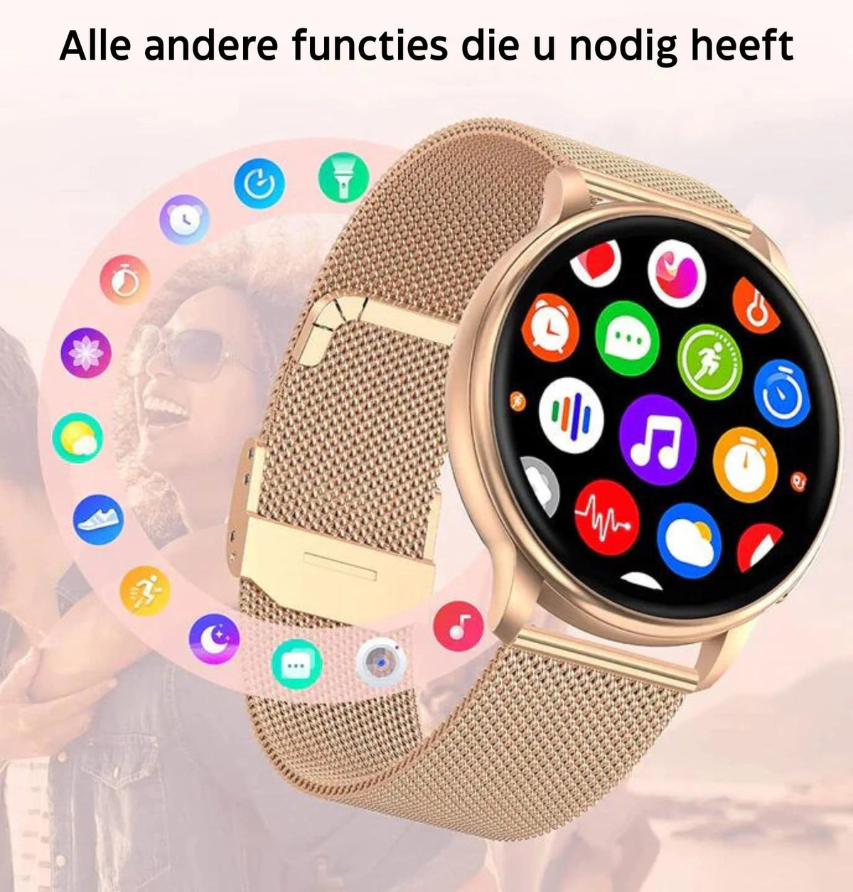 Smartwatch Heart Rate & SpO2 Monitor Calls & Bluetooth