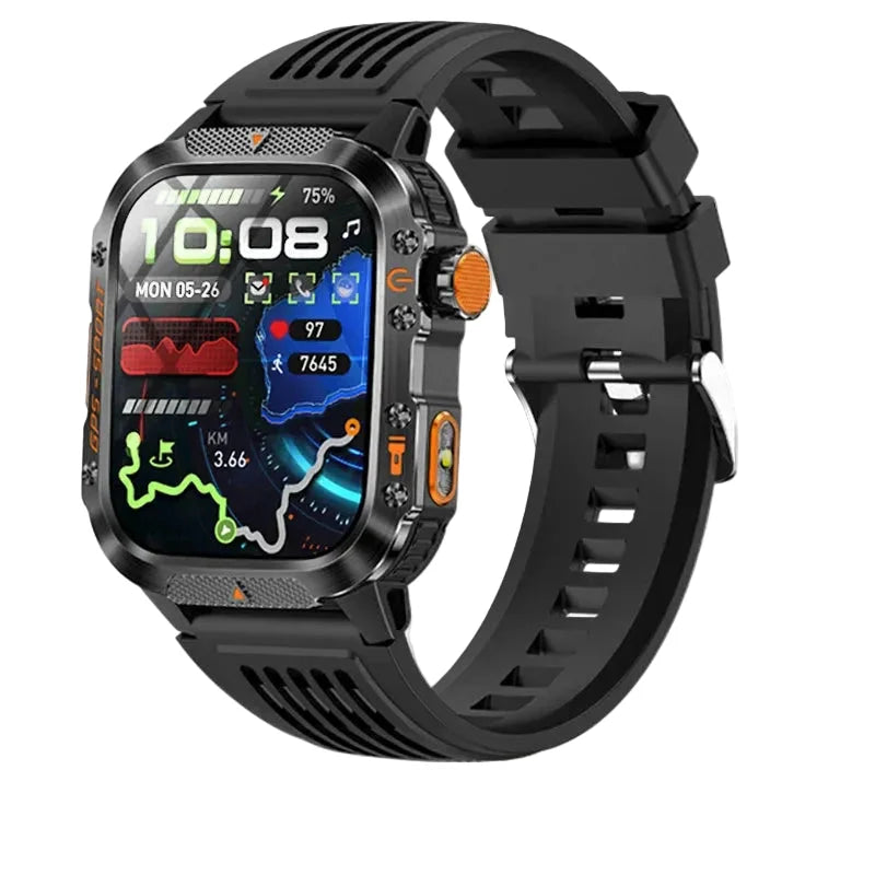 Smartwatch Multi-Satellite GPS Health Monitoring 30-Day Battery