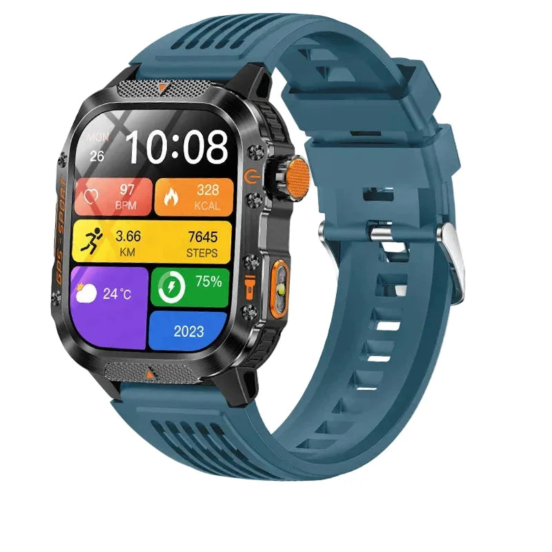 Smartwatch Multi-Satellite GPS Health Monitoring 30-Day Battery