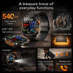 Smartwatch Multi-Satellite GPS Health Monitoring 30-Day Battery