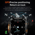 Smartwatch Multi-Satellite GPS Health Monitoring 30-Day Battery