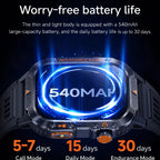Smartwatch Multi-Satellite GPS Health Monitoring 30-Day Battery