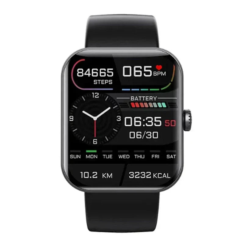 Smartwatch Non-Invasive Blood Sugar Monitor Long Battery Life