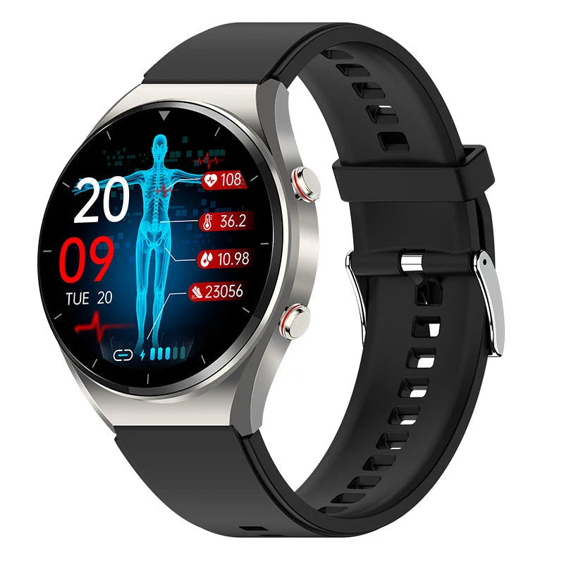 Smartwatch Non-Invasive Glucose ECG & Blood Pressure