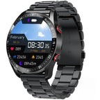 Smartwatch Stainless Steel Built-In Speaker & Bluetooth 7-Day Battery