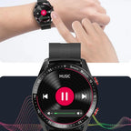 Smartwatch Stainless Steel Built-In Speaker & Bluetooth 7-Day Battery