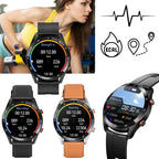 Smartwatch Stainless Steel Built-In Speaker & Bluetooth 7-Day Battery