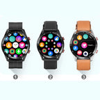Smartwatch Stainless Steel Built-In Speaker & Bluetooth 7-Day Battery