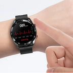 Smartwatch Stainless Steel Built-In Speaker & Bluetooth 7-Day Battery