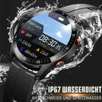 Smartwatch Stainless Steel Built-In Speaker & Bluetooth 7-Day Battery