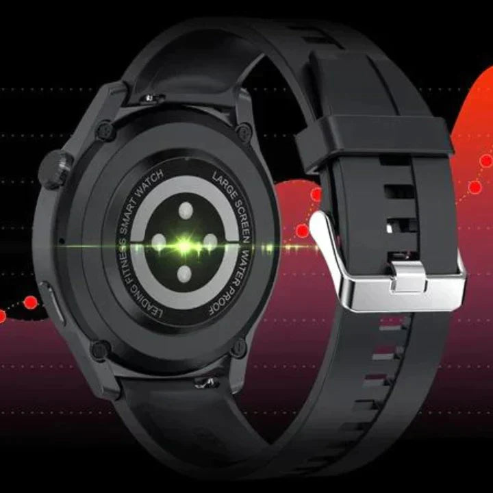 Smartwatch Stainless Steel Built-In Speaker & Bluetooth 7-Day Battery