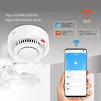 Smoke Detector Dual Smoke & Heat WiFi Alerts