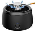 Smokeless Ashtray Triple-Layer Filtration USB-Powered Fan