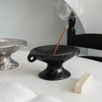 Smooth Ceramic Dual-Handle Oval Catchall Tray