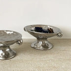 Smooth Ceramic Dual-Handle Oval Catchall Tray