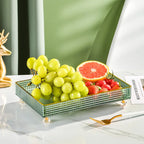Snack Serving Tray 4 Or 6 Compartments Sturdy Plastic