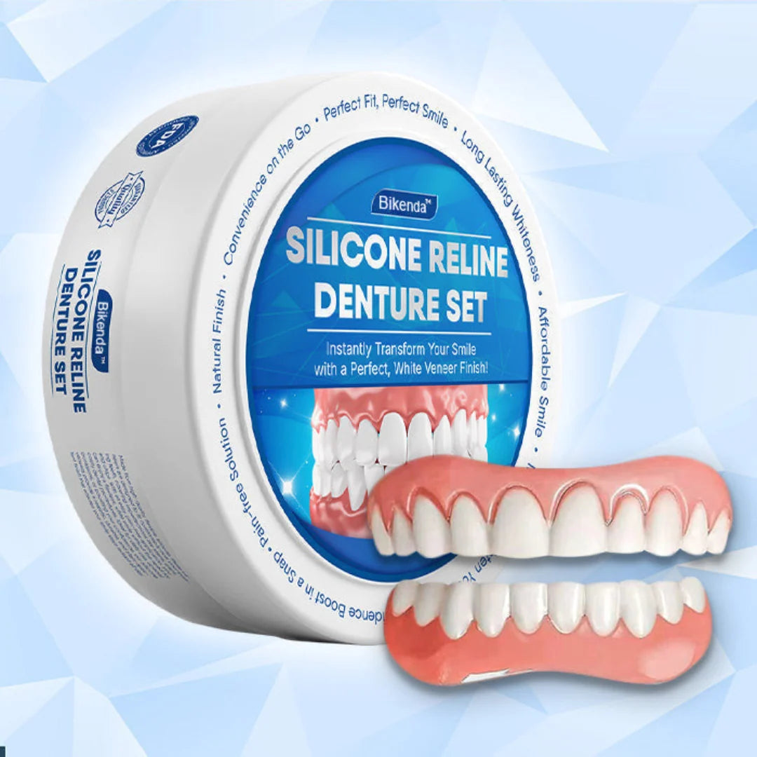 Snap-On Veneers Silicone-Lined Moldable Upper & Lower Set