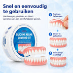 Snap-On Veneers Silicone-Lined Moldable Upper & Lower Set