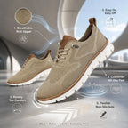 Sneakers Breathable Wide Fit Non-Slip Sole