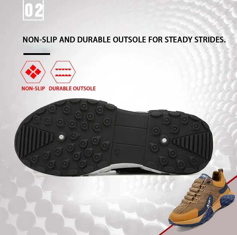 Sneakers Orthopedic Support Water-Repellent Non-Slip Sole