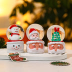 Snow Globe Festive Santa & Christmas Tree Tabletop