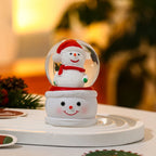 Snow Globe Festive Santa & Christmas Tree Tabletop