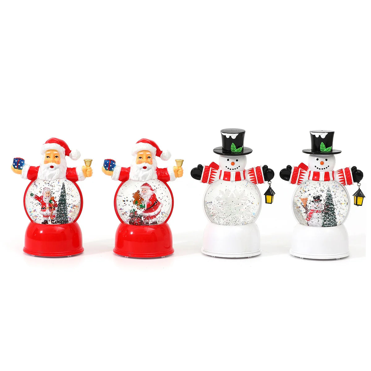 Snow Globe LED Illuminated Battery Powered Holiday Figurine