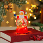 Snow Globe LED Illuminated Battery Powered Holiday Figurine