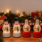 Snow Globe Santa Figurine LED Light