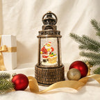 Snow Lantern Animated Snowman Scene Warm LED Light