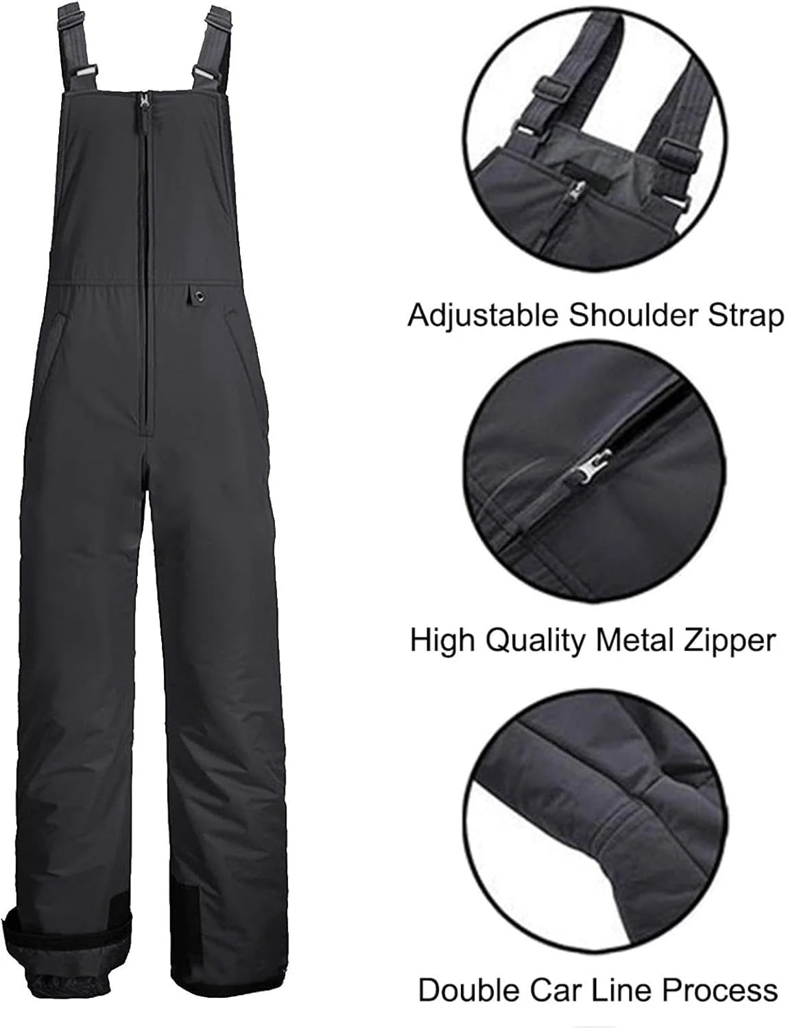 Snowboarding Bibs Waterproof & Windproof Insulated Lining