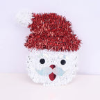 Snowflake Ornament Shimmering Metallic Lightweight & Durable