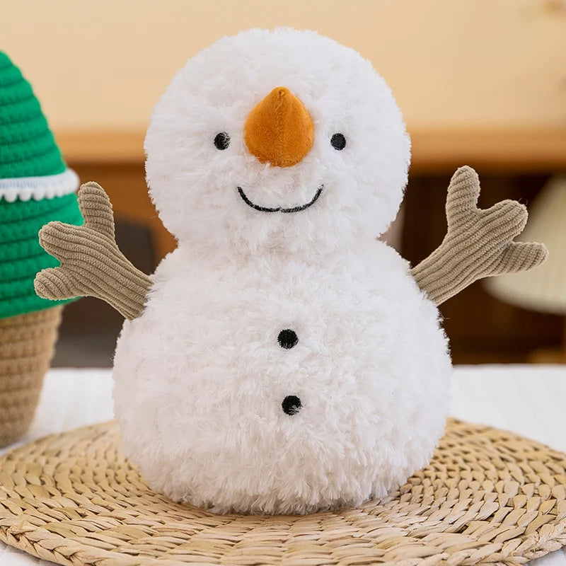 Snowman Decoration Plush 10 Inch Scarf & Hat