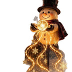 Snowman Figure LED-Illuminated Weatherproof Indoor & Outdoor