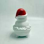 Snowman Figurine Bright White Battery Free