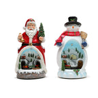 Snowman Figurine LED Light-Up Tabletop Decor