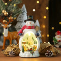 Snowman Figurine LED Light-Up Tabletop Decor