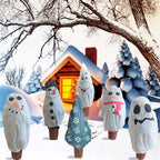 Snowman Figurine Weather-Resistant Compact Indoor & Outdoor