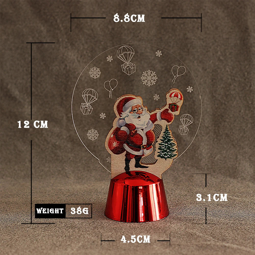Snowman Ornament Acrylic Compact Tabletop