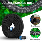 Soaker Hose 100ft Woven Tape & Water-Saving